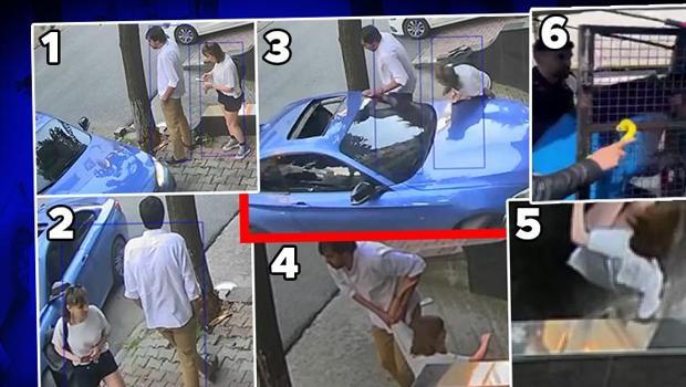 Bayrampaşa’da eski eşinin üzerine otomobilini sürdü! Dehşet kamerada